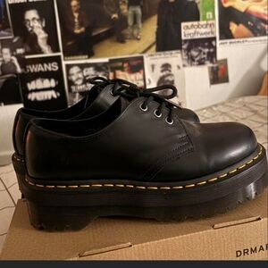 Dr. Martens 1461 leather platform oxfords